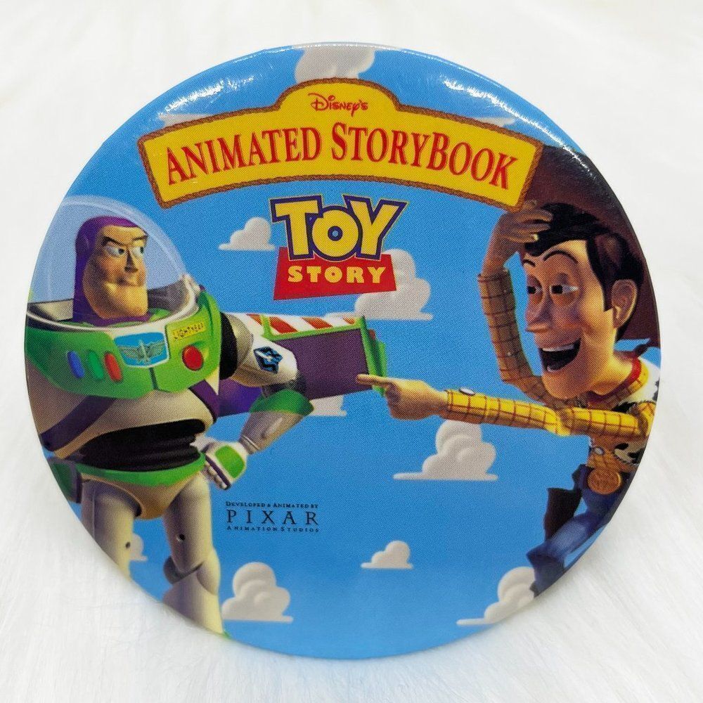 🔮 5/$25 Disney Pixar Toy‎ Story Buzz & Woody Animated Storybook Pin
